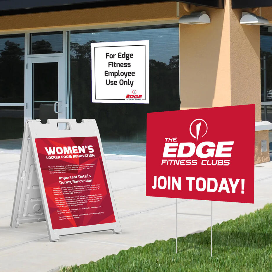 Sheryl Chan Photoshoped EDGE Signage