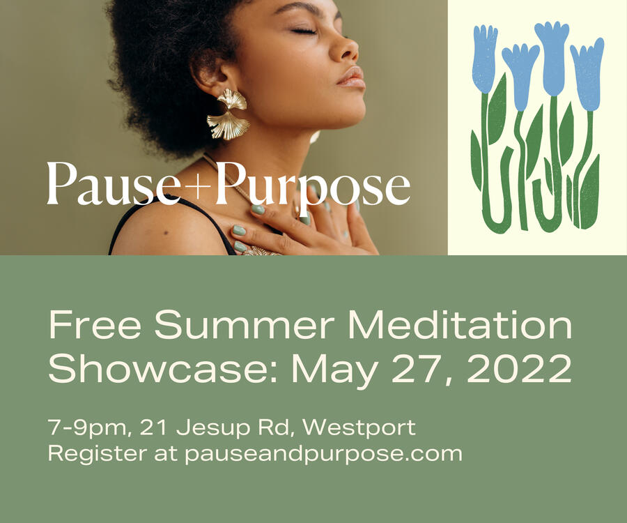 Summer Meditation Lawn Sign