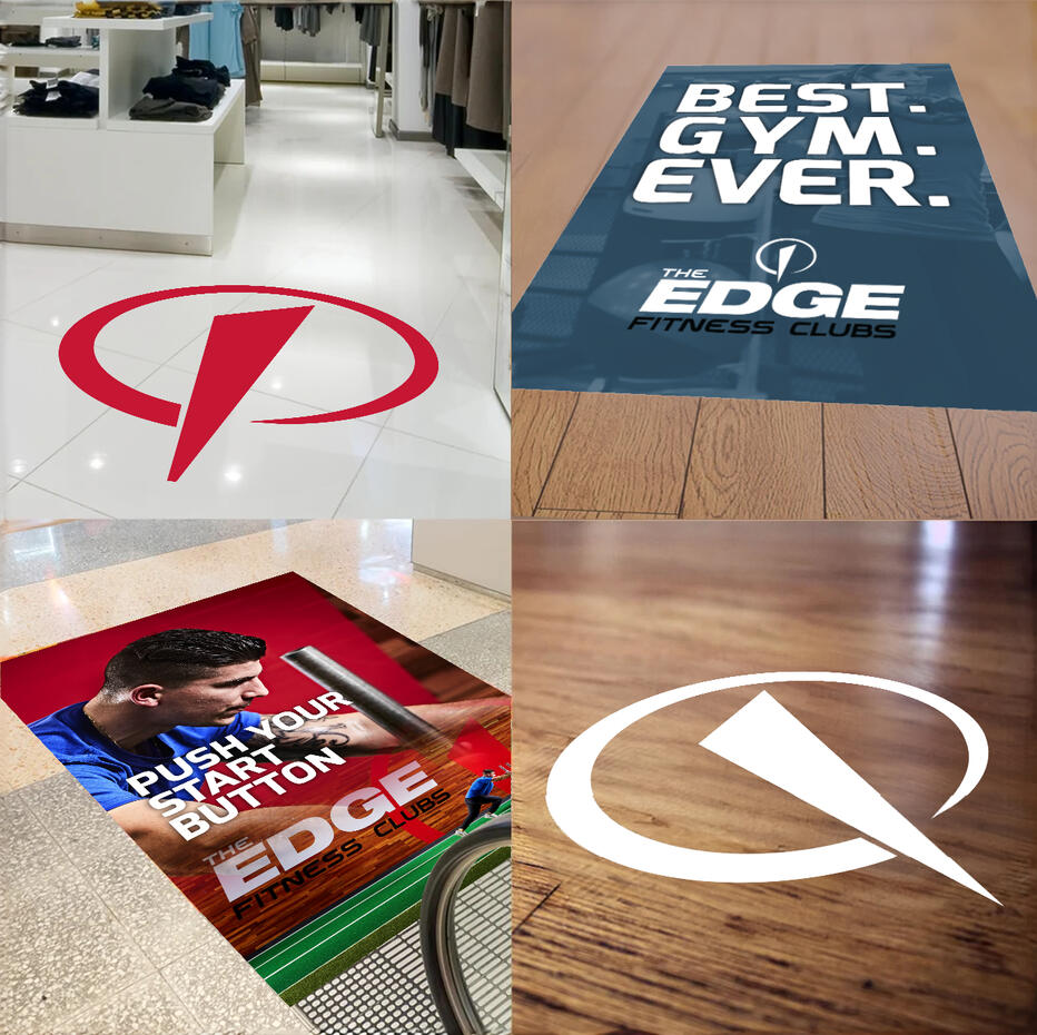 Sheryl Chan Photoshoped EDGE Floor Clings