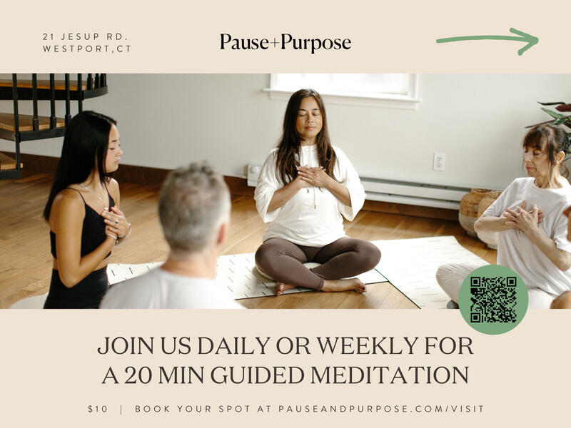 Lunchtime Meditation Lawn Sign 01