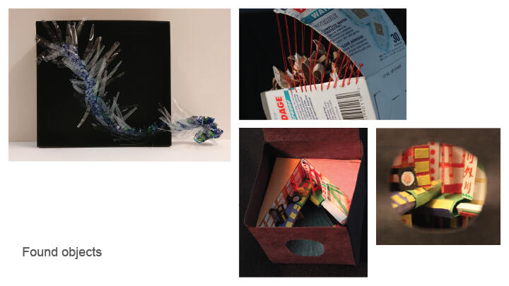 Sheryl Chan creations from Found Objects.