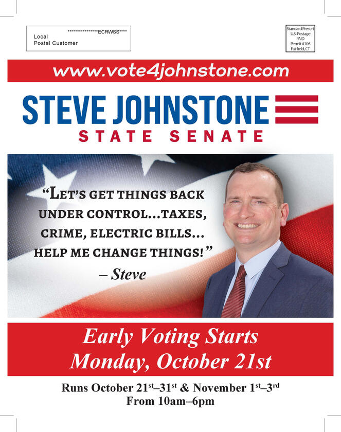 Steve Johnstone Mailer Front Steve Johnstone Mailer Front