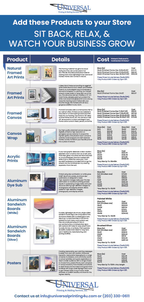 Price List Sheryl Chan Universal Marketing Catalog Price List