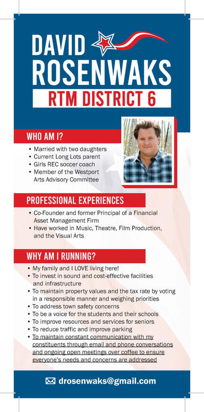 David Rosenwaks Palm Card Front