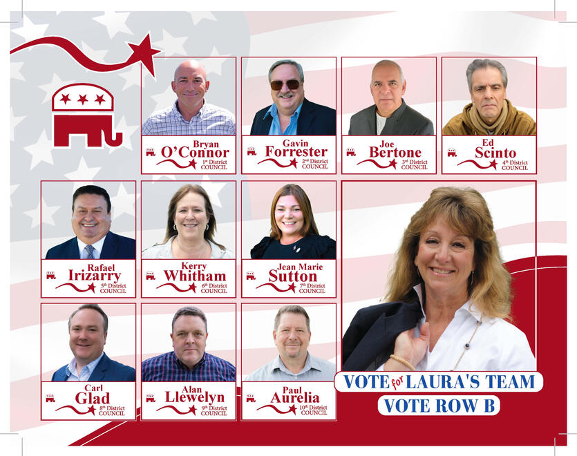 Laura's Team Mailer Front Laura's Team Mailer Front