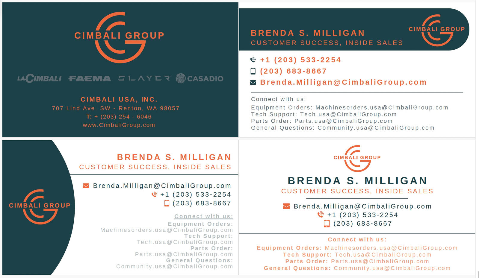 Cimbali Group BC Options Cimbali Group BC Options