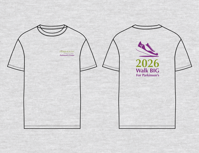 RVNAhealth 2026 Walk BIG T-Shirt Mockup